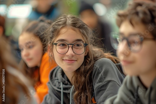 Showcases the collaborative nature of learning, emphasizing the exchange of ideas and perspectives.