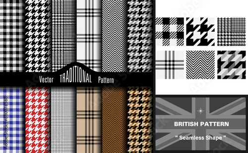 TRADITIONAL CHECK PATTERN SET“ Seamless Shapes ”
スウォッチへ登録すると、色とサイズを自由に変更可能できる美しいシームレスパターンを作成できます。 (By registering as a swatch, you can create seamless patterns that can be changed in color and size)