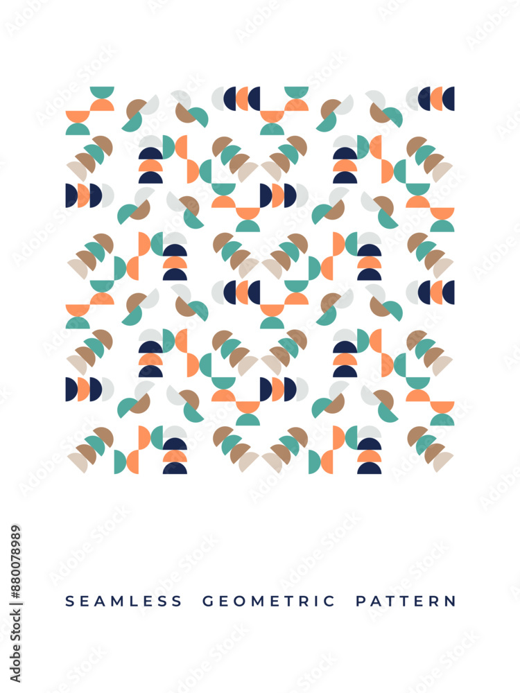 Vector illustration geometric seamless pattern Vector illustration geometric seamless pattern