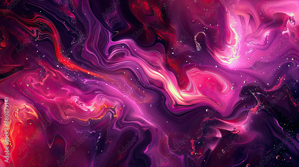 A fluid abstract design with swirling patterns A fluid abstract design with swirling patterns