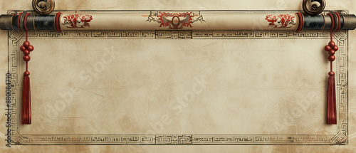 和紙を素材とした和風背景素材