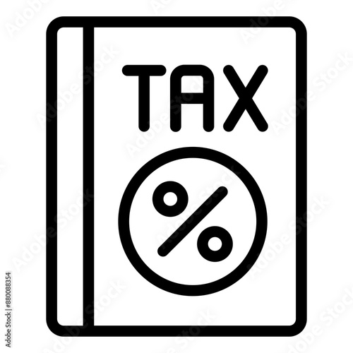 Book icon for keeping tax and financial records