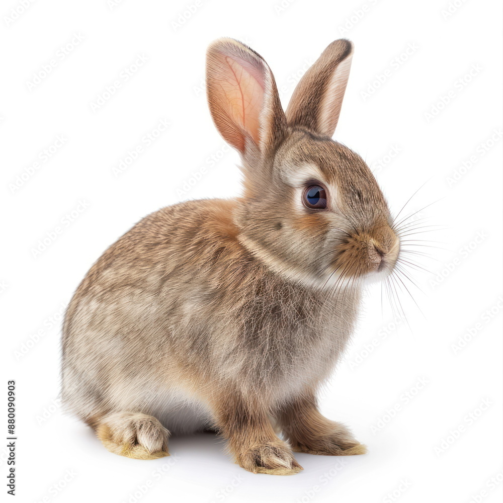 rabbit on white background rabbit on white background