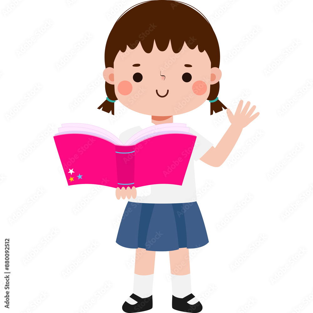 cute cartoon thai student character, back to school, Illustration flat style Png cute cartoon thai student character, back to school, Illustration flat style Png