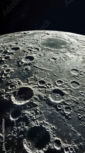 Moon surface background, space lunar backdrop