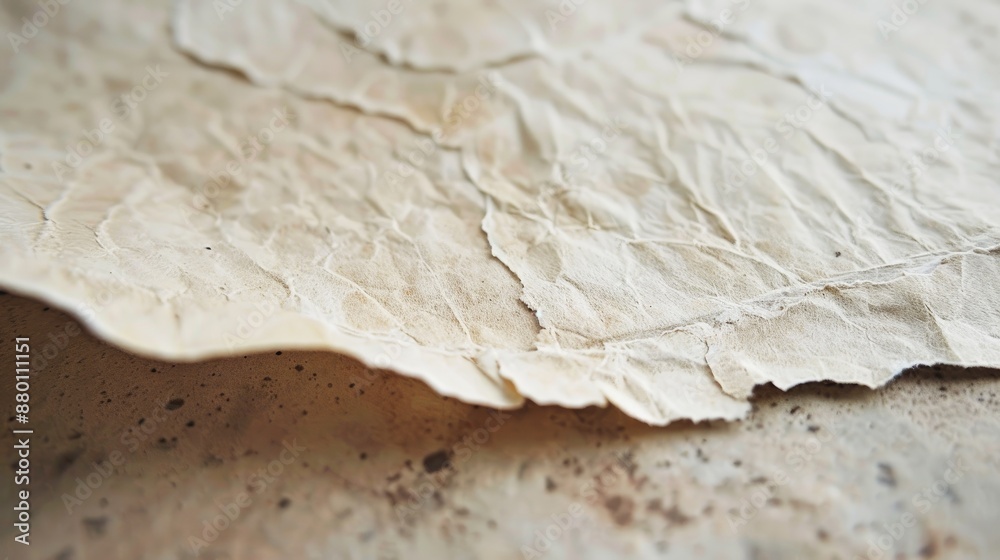Recycled paper made with rough texture and natural fibers Recycled paper made with rough texture and natural fibers