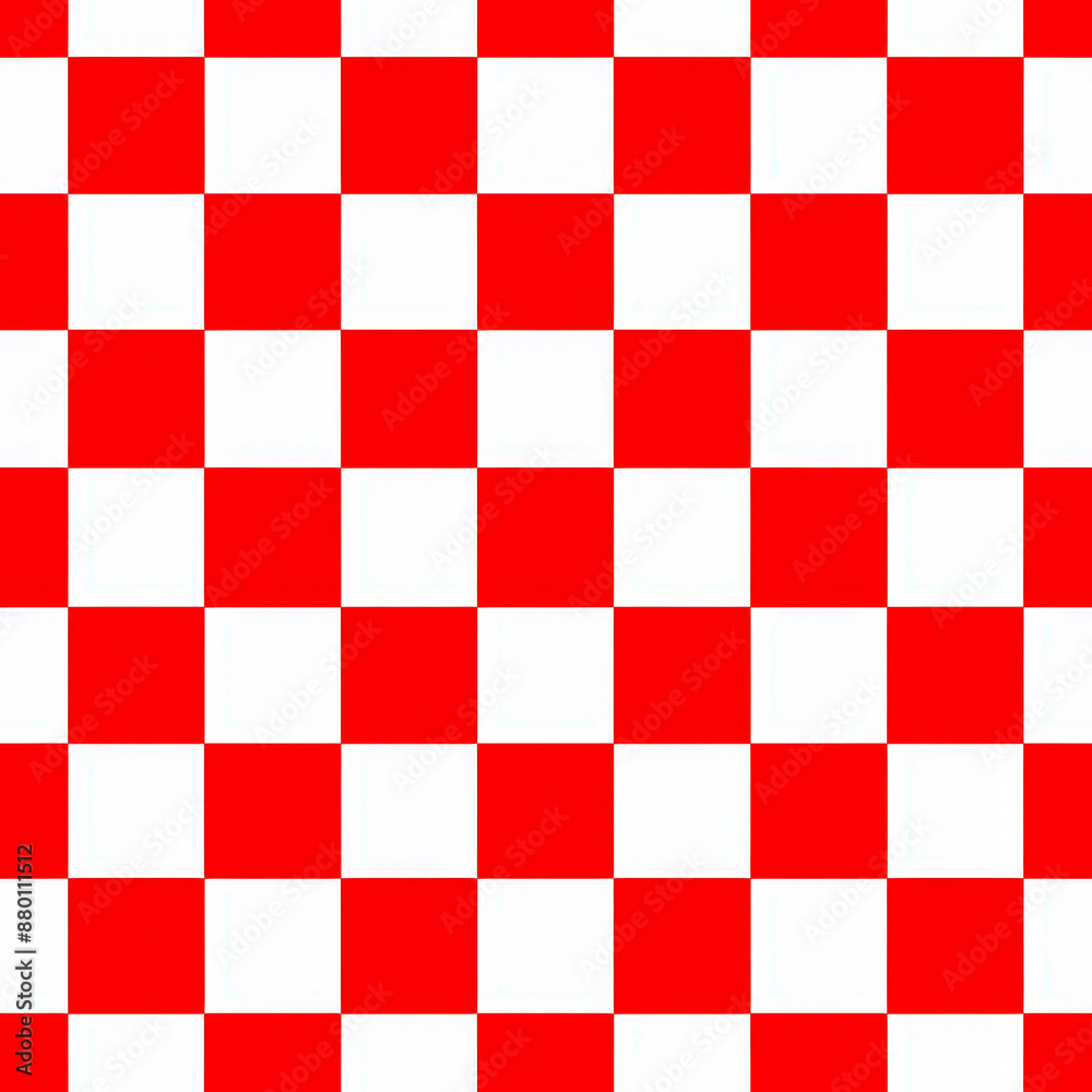 Seamless red and white checker or chess board Seamless red and white checker or chess board