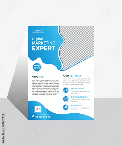perfect for creative professional business flyer, new digital marketing flyer , Business Flyer Corporate Flyer Template