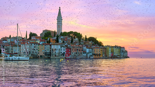Rovinj sunset from Sunset Point
