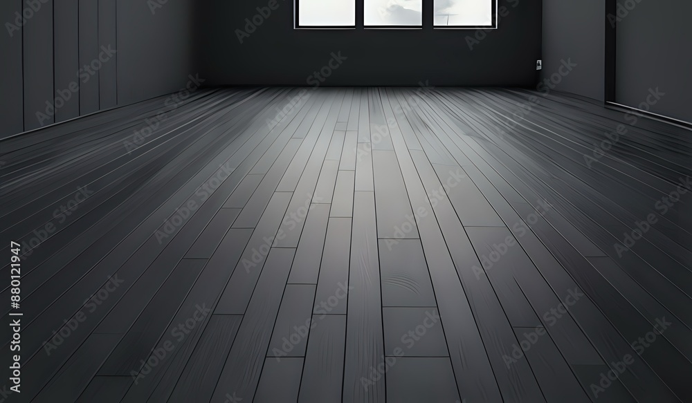 Gray Room With Wooden Floors Background - Landscape Gray Room With Wooden Floors Background - Landscape