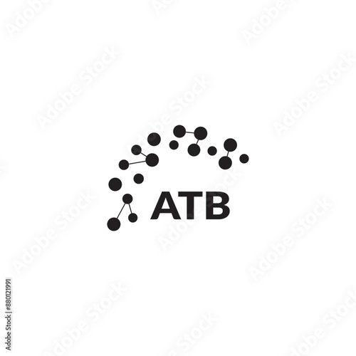 ATB letter logo design on white background. Creative  modern ATB letter logo design. Vector design. photo