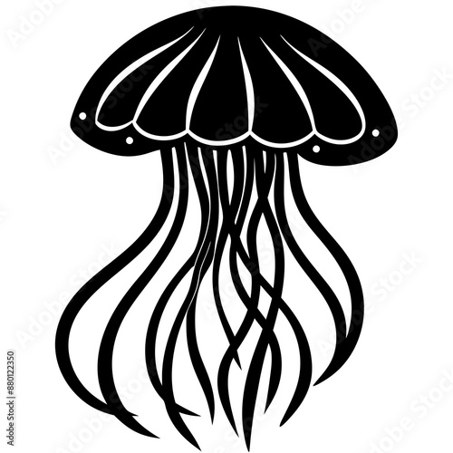 mushroom vector silhouette illustration and svg