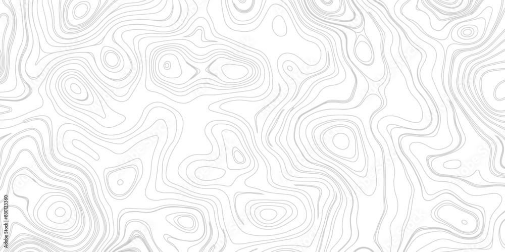Fototapeta premium Topographic map. Contour abstract background. Vector illustration.