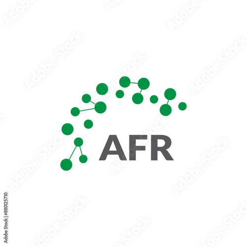 AFR letter logo design on white background. Creative  modern AFR letter logo design. Vector design. photo