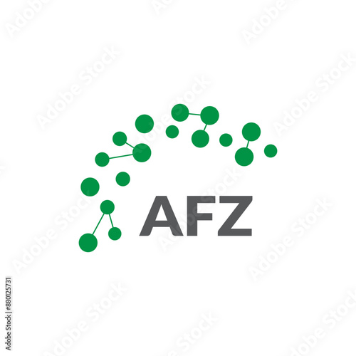 AFZ letter logo design on white background. Creative  modern AFZ letter logo design. Vector design. photo