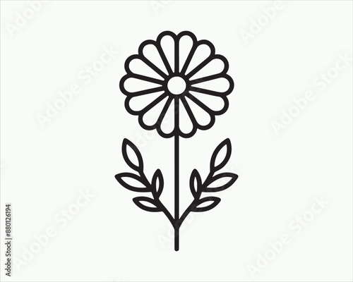 abstract floral design