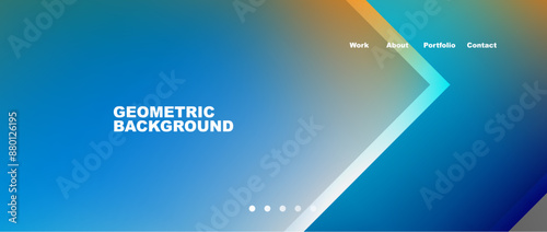 Glassmorphism geometric abstract background. Vector Illustration For Wallpaper, Banner, Background, Card, Book Illustration, landing page