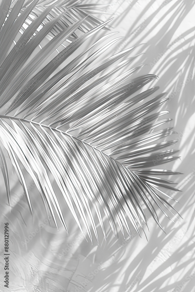 Obraz premium greyish leaf digital background 4