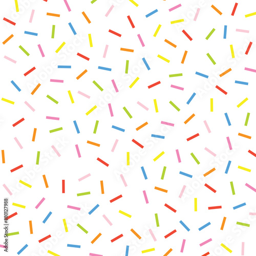 Sprinkle vector seamless pattern background.
