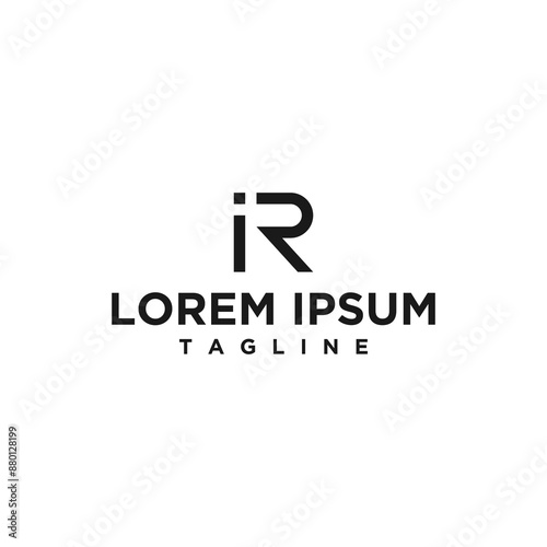 ir square logo design