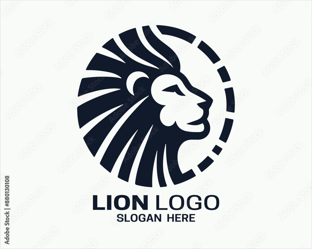 Lion Logo Design Icon Symbol Vector Template Lion Logo Design Icon Symbol Vector Template
