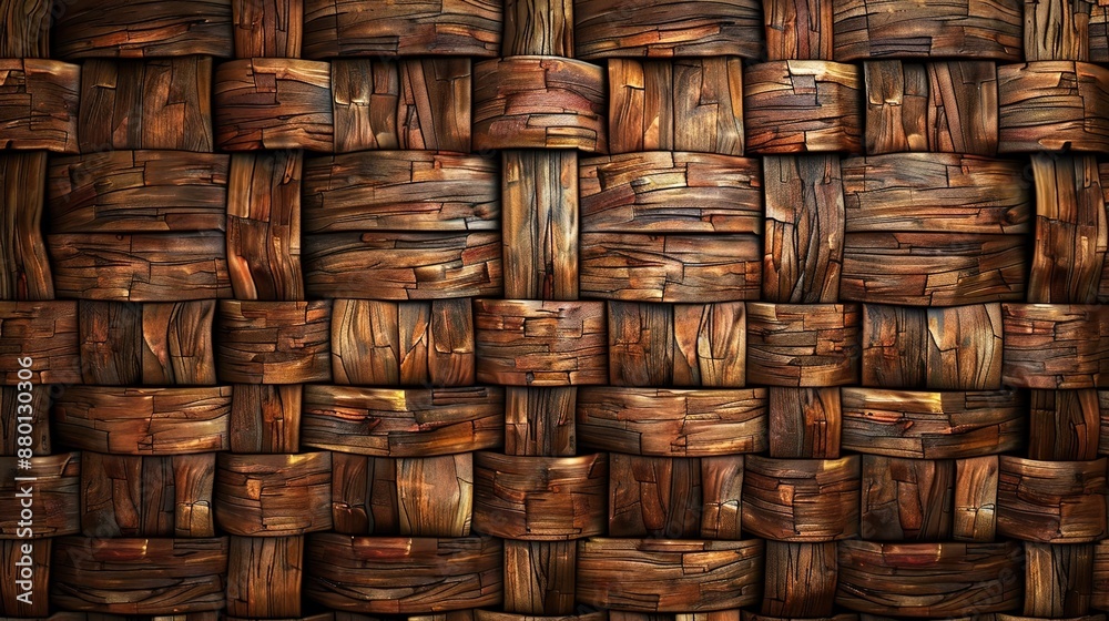 Basket pattern wallpaper
