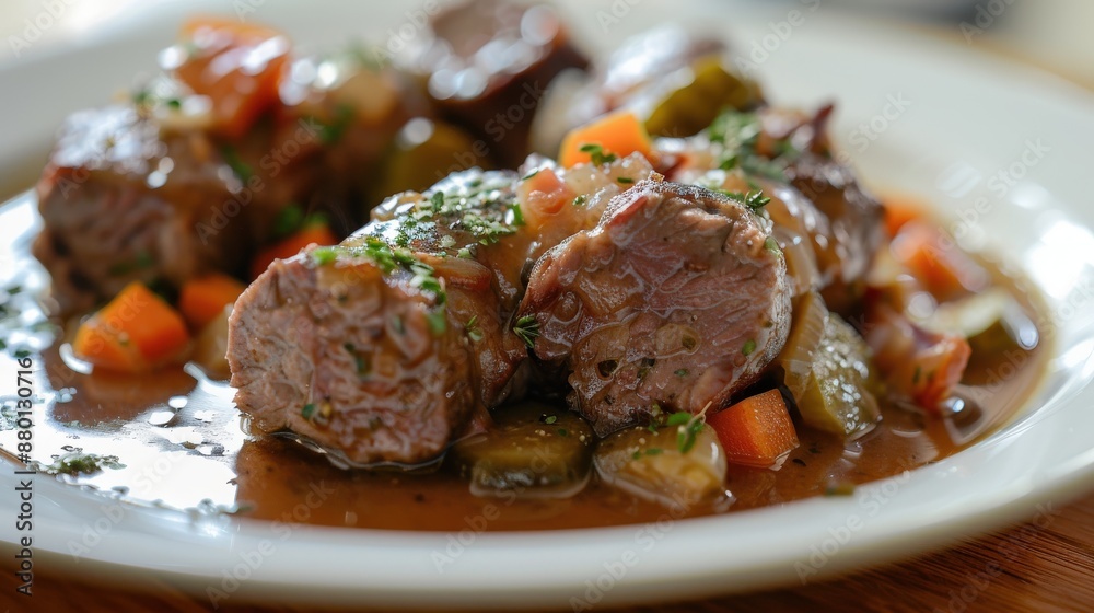 Hearty German Beef, Bacon, and Pickle Roulades Hearty German Beef, Bacon, and Pickle Roulades