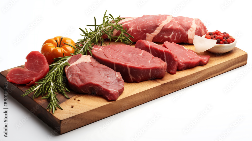 raw meat on a cutting board raw meat on a cutting board