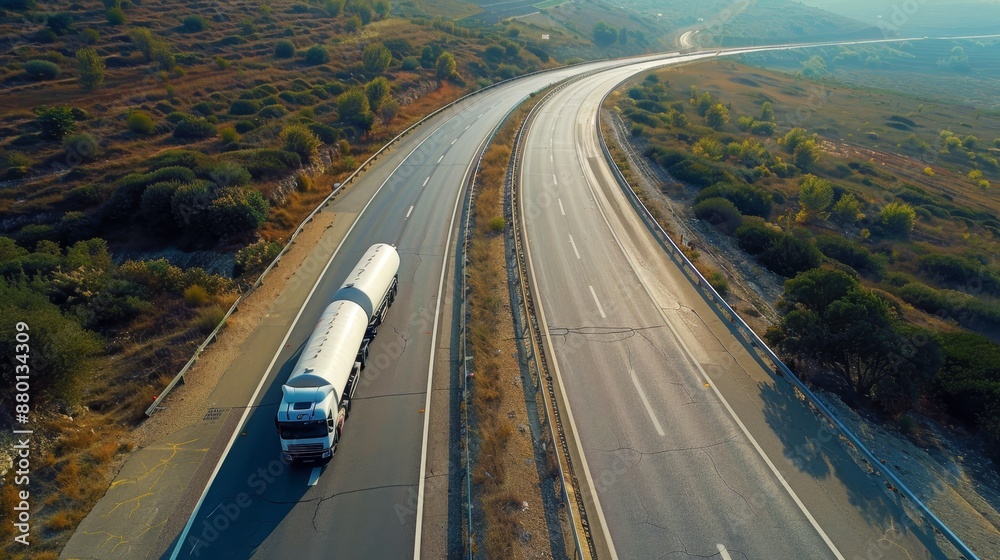 Fototapeta premium Key features of transportation infrastructure achieving success through efficient pumping systems