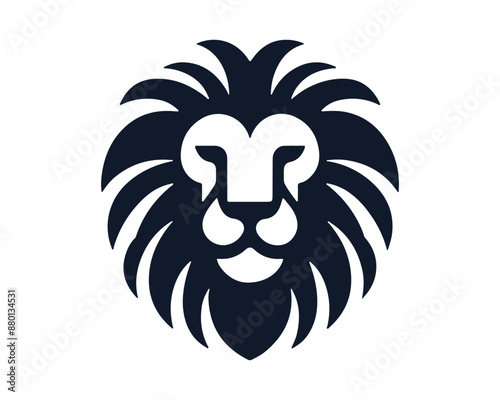 Lion logo design vector template. lion head logo design icon vector illustration