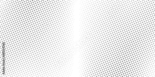 Halftone faded gradient texture. Grunge halftone grit background. White and black sand noise wallpaper. Retro pixilated vector backdrop