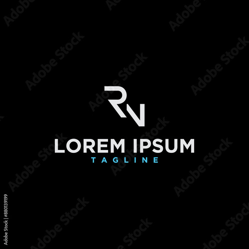 rv monogram logo design inspiration