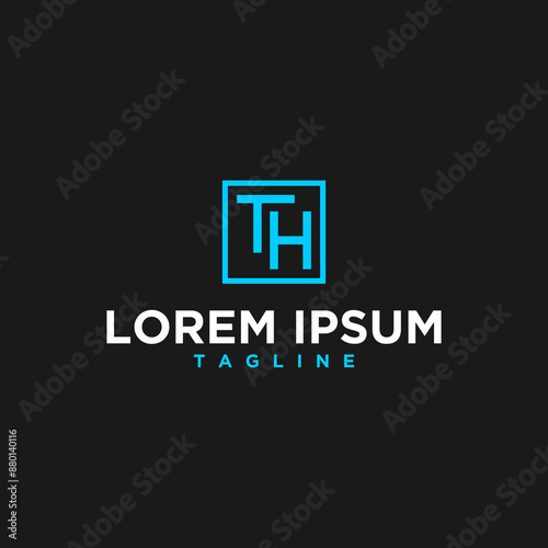 th monogram logo design inspiration