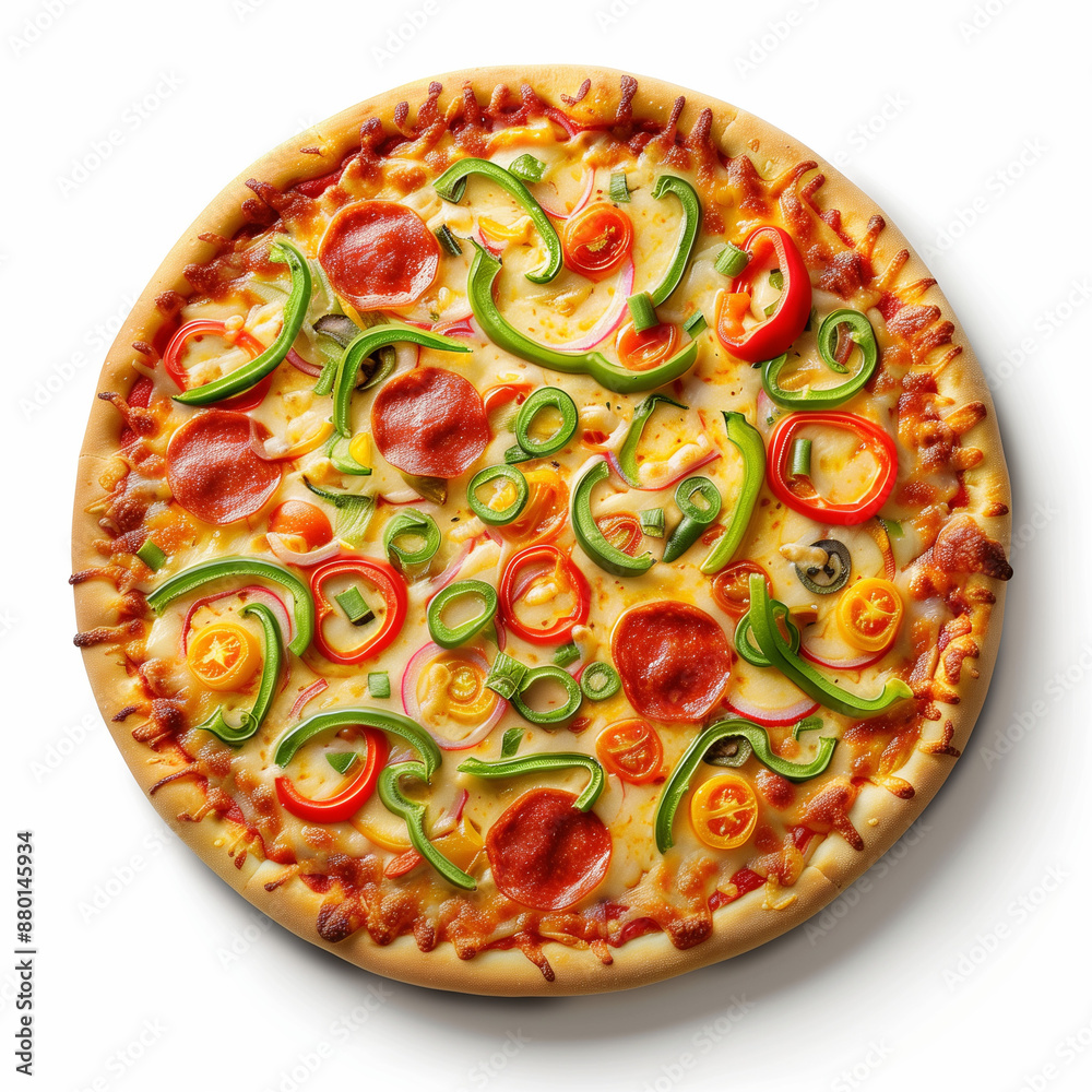 A mouthwatering array of colorful pizzas, topped with fresh vegetables, pepperoni, olives, and cheese. Each pizza displays a perfect crispy crust, bursting with flavor and Italian charm. A mouthwatering array of colorful pizzas, topped with fresh vegetables, pepperoni, olives, and cheese. Each pizza displays a perfect crispy crust, bursting with flavor and Italian charm.