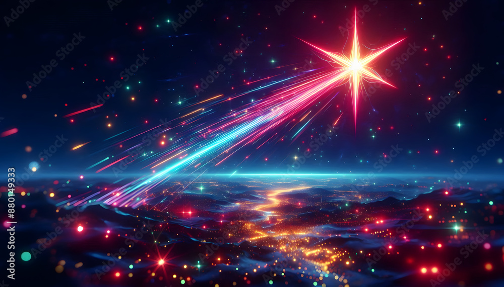 Fototapeta premium fireworks in the night sky