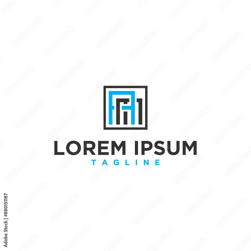 am square logo design am square logo design