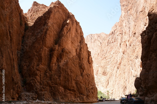 Dondra Gorge in Morocco in summer