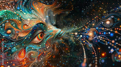 Abstract Cosmic Eye.