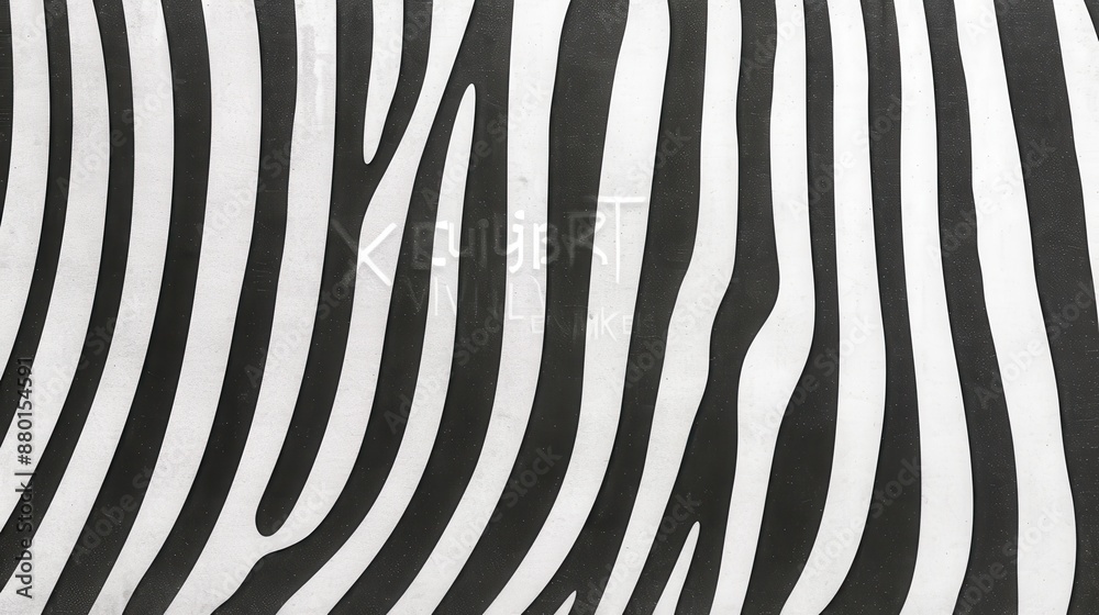 Close-Up of Zebra Stripes Pattern in Black and White for Background or Texture Close-Up of Zebra Stripes Pattern in Black and White for Background or Texture