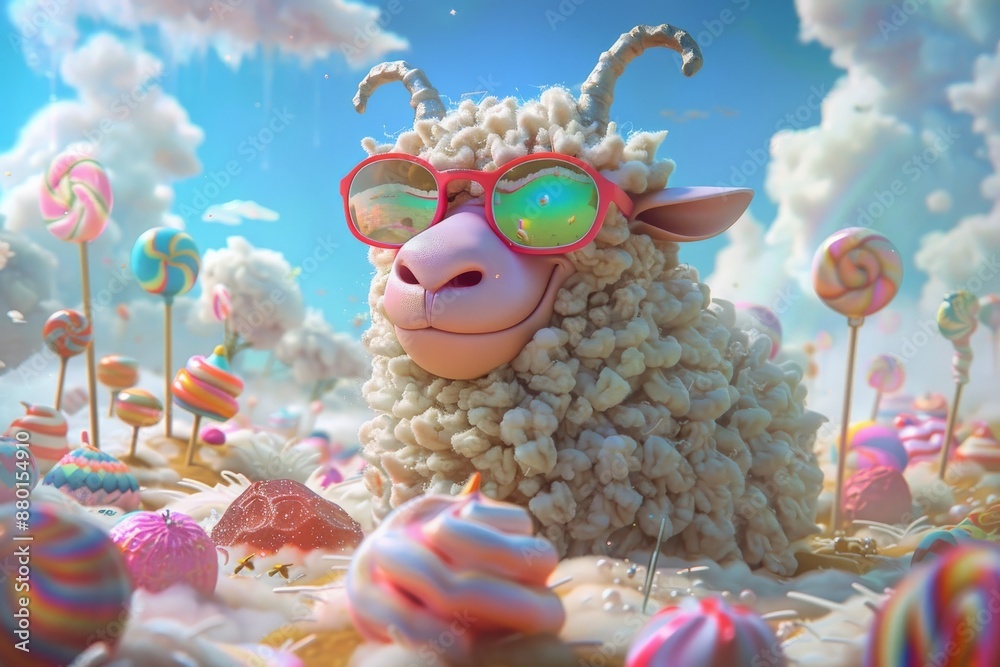 Sheep in Candyland. Sheep in Candyland.