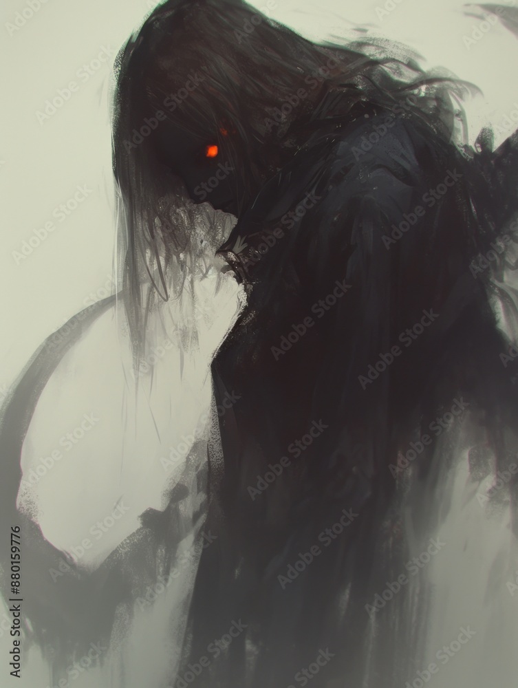 Fototapeta premium creepy monster from the dark