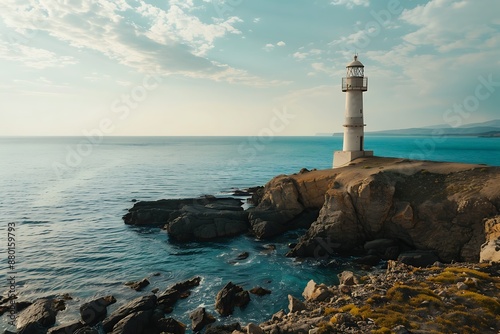 lighthouse on the coast