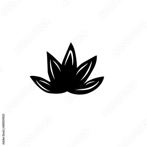 lotus silhouette icon