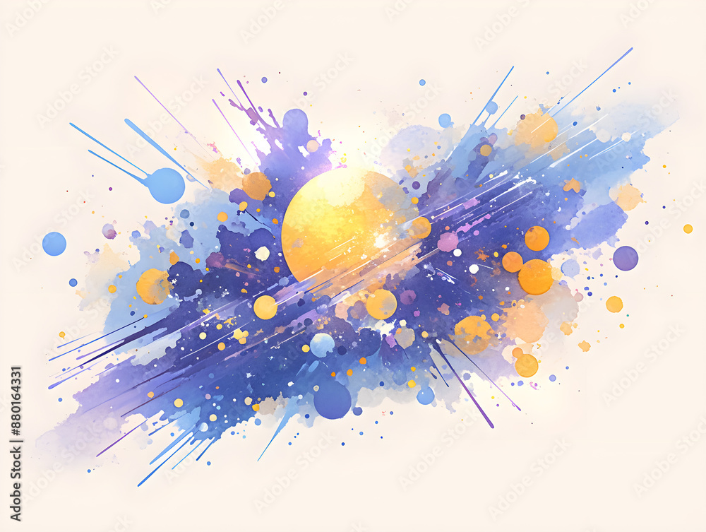 Naklejka premium abstract colorful background with circles