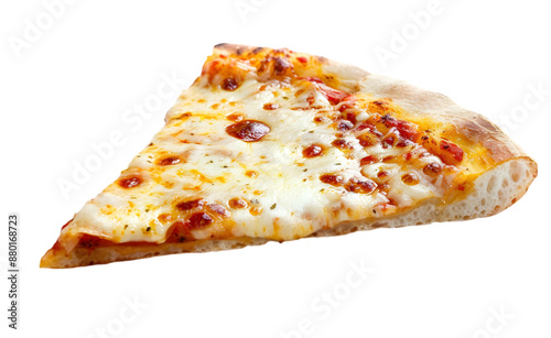Slice of pizza, it looks delicious, isolated on Transparent background. 