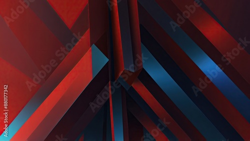 Wallpaper Mural red abstract background geometric lines pattern modern generate Torontodigital.ca