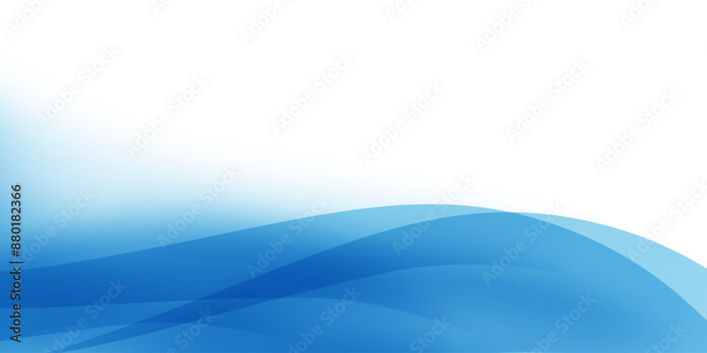 Fototapeta premium Abstract Waving Background blue wave modern design concept