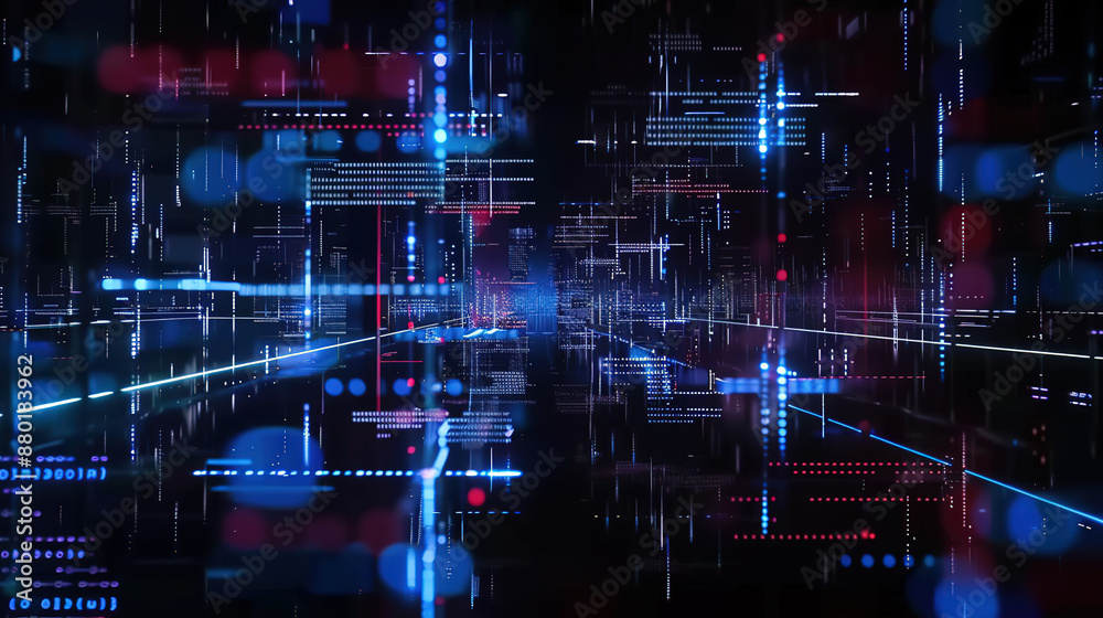 Abstract Background of Digital Data Technology, Data Analysis and Access to Digital Data, Particles in Digital Cyberspace, Digital Data Network Connections, and 3D Rendering Abstract Background of Digital Data Technology, Data Analysis and Access to Digital Data, Particles in Digital Cyberspace, Digital Data Network Connections, and 3D Rendering