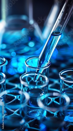Science laboratory research and development concept. Laboratory background.