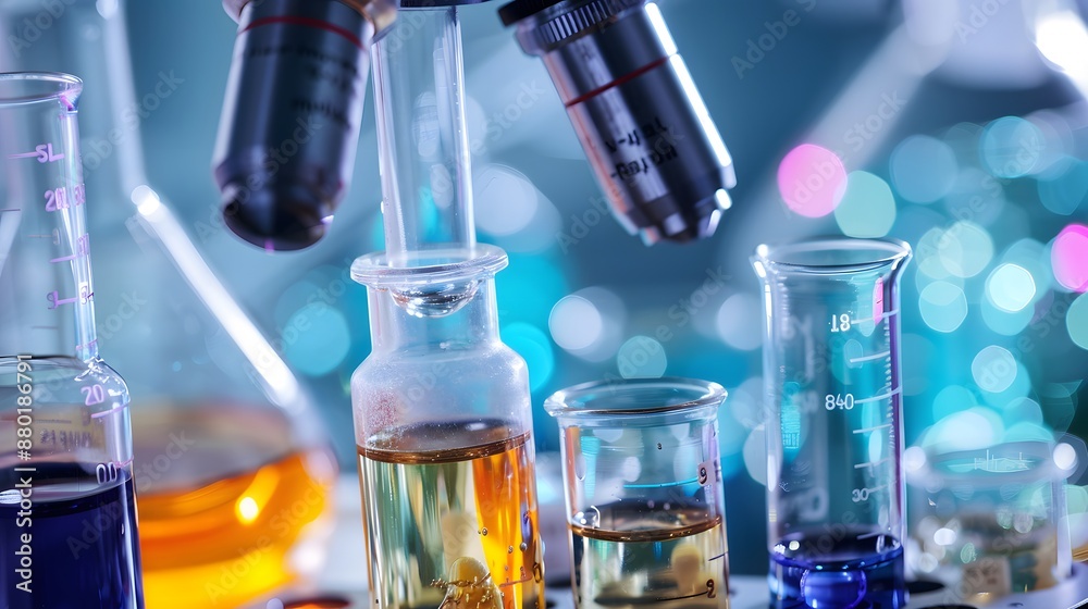 Science laboratory research and development concept. Laboratory background. Science laboratory research and development concept. Laboratory background.